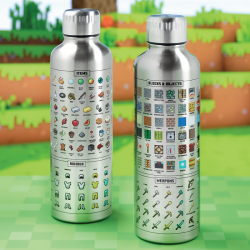 Botella Metálica Minecraft Iconos