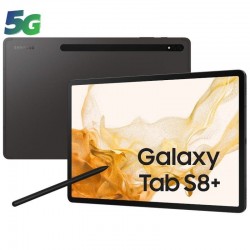 Tablet Samsung Galaxy Tab 8+ 12,4" 5G (8GB/256GB) Gris Grafito