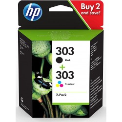 Tinta HP 303 Pack Negro/Color 3YM92AE