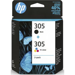 Tinta HP 305 Pack Negro/Color 6ZD17AE