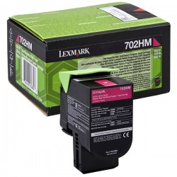 Tóner Lexmark 702HM Magenta