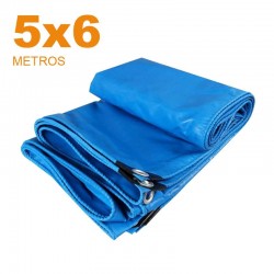 LONA DE PROTECCIÓN AZUL 5X6...