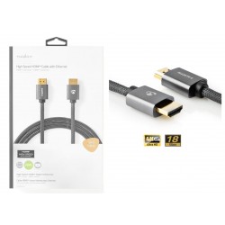 Cable HDMI 2mts Ultra M-M...
