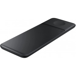 Cargador Inalámbrico Qi Samsung Wireless Charger Trio Negro