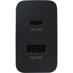 Cargador USB/USBC Samsung Duo 35W Negro