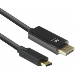 Cable USBc Macho a Displayport Macho de 2 metros Ewent EW9826 Negro