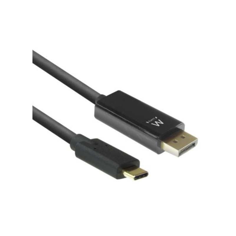 Cable USBc Macho a Displayport Macho de 2 metros Ewent EW9826 Negro