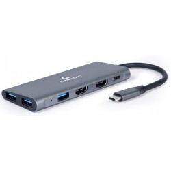 Adaptador USB-C Multipuerto Cablexpert Combo 3