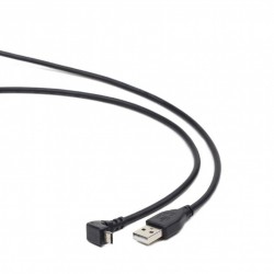 Cable USB AM - MicroUSB BM 1,8m en Ángulo Cablexpert v2