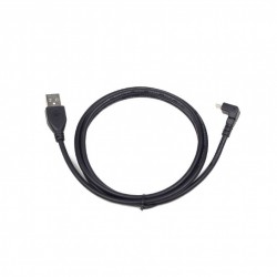 Cable USB AM - MicroUSB BM 1,8m en Ángulo Cablexpert v2