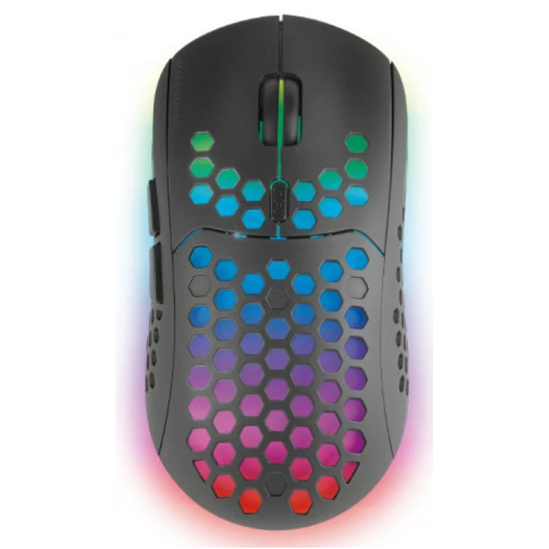 Ratón Mars Gaming MMW3 Inalámbrico RGB Flow 3200DPI Negro