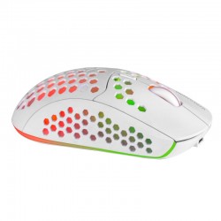 Ratón Mars Gaming MMW3 Inalámbrico RGB Flow 3200DPI Blanco