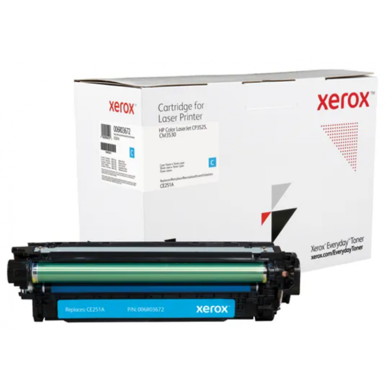Tóner Compatible HP 504A Cian CE251A Xerox Everyday