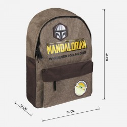 Mochila Star Wars The Mandalorian Wherever I go, he goes