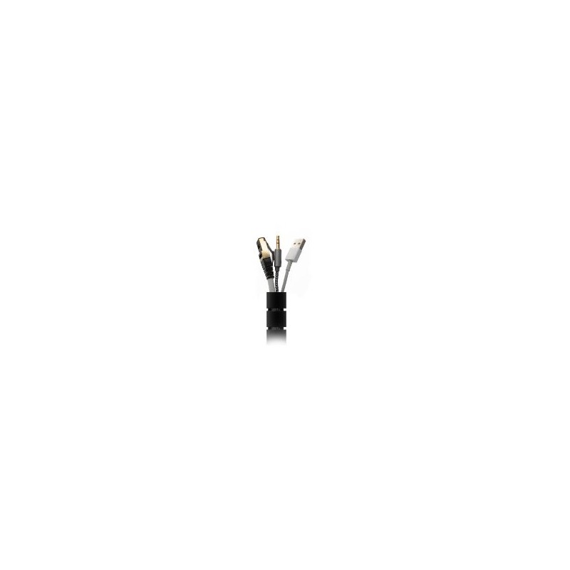 Aisens A151-0604 Organizador de Cables 2m Negro