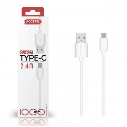 Cable USB-C 1mts 2.4A...