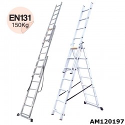 ESCALERA ALUMINIO 3 TRAMOS...