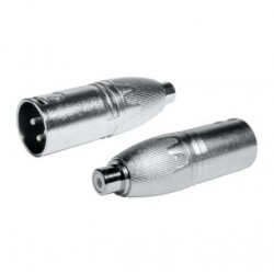 Adaptador XLR macho 3 Pins...