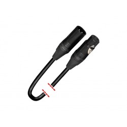 Cable DMX conectores XLR 3p...
