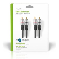 Cable audio 2 RCA macho/2...
