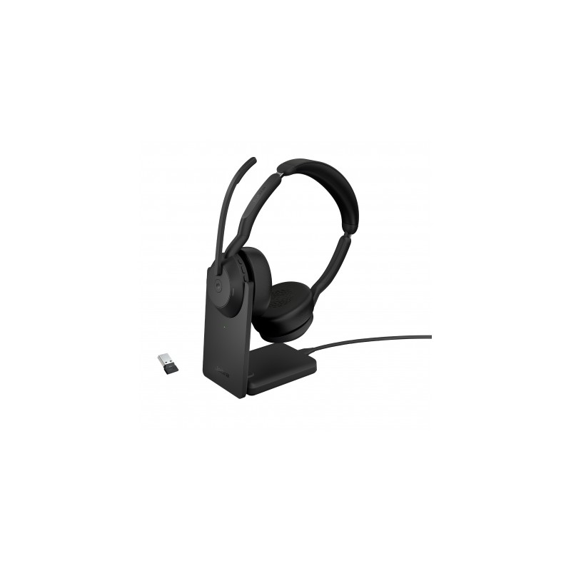 Jabra - Evolve2 65, UC Mono Auriculares Inalámbrico Diadema