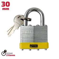 CANDADO ACERO LAMINADO 30MM...