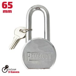 CANDADO REDONDO CORTO 65MM...