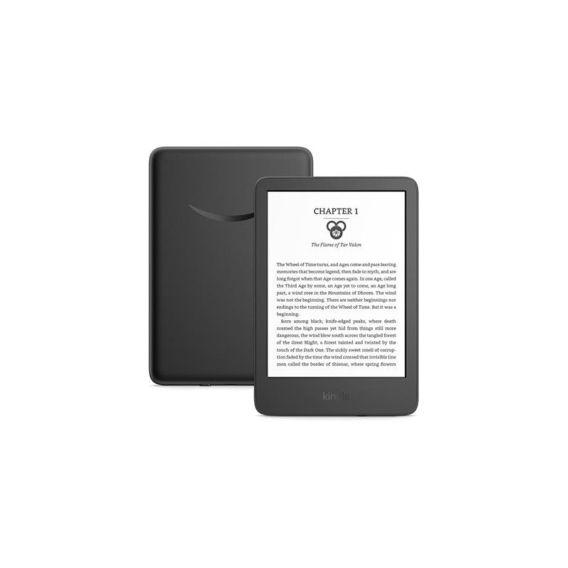 KINDLE Libro Electronico 2022 Negro 6 Wifi 16GB Tactil Con Luz Integrada  USB C
