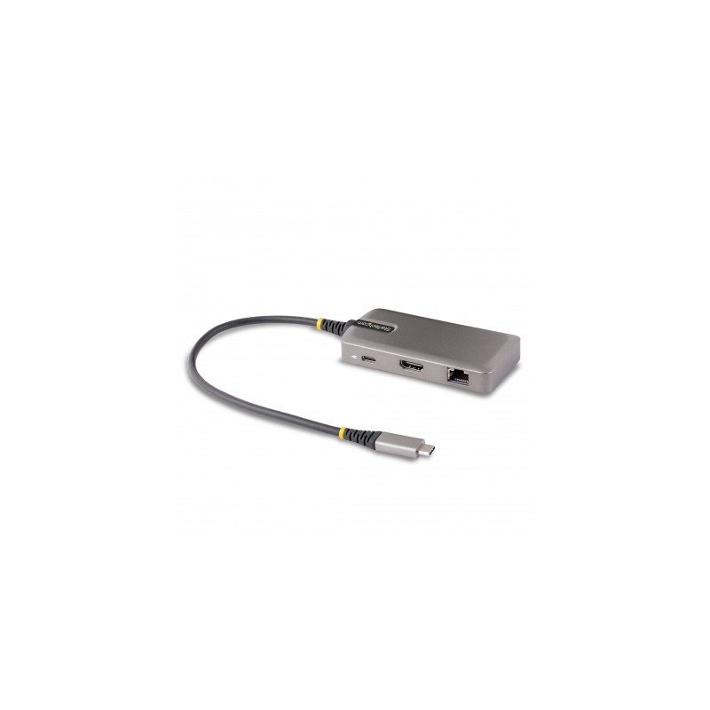 StarTech.com Adaptador Multipuertos USB-C - Docking Station USB Tipo C HDMI  4K60 - Hub Ladrón USB 3.0 de 2 Puertos - Entrega