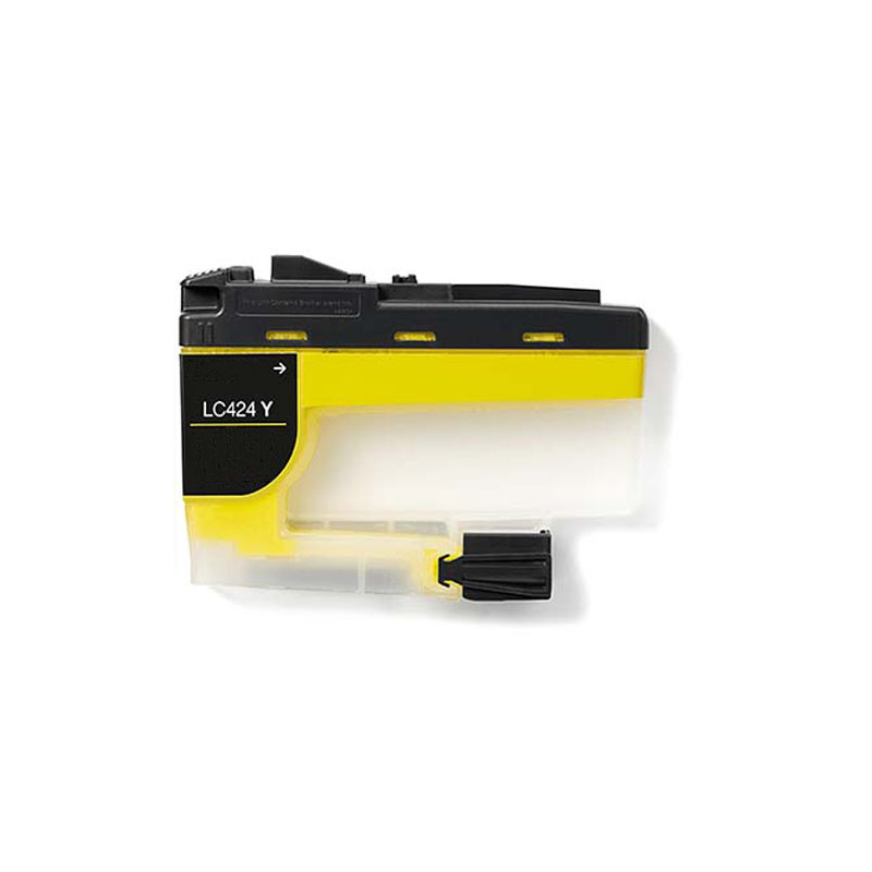 Tinta Compatible con Brother LC424XL Amarillo