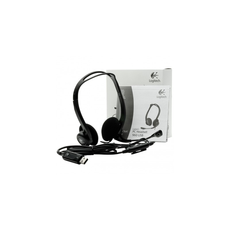 AURICULARES LOGITECH PC 960 MICROFONO 981 000100