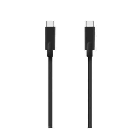NANOCABLE Cavo USB 3.1 Gen2 10Gbps – USB-C Maschio/maschio 0,5 M, Ricarica 100W E Video 4K, Nero