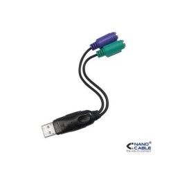 CABLE 2 PS2 M A USB M...