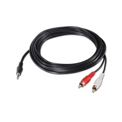 CABLE MINI JACK M A 2 RCA M...