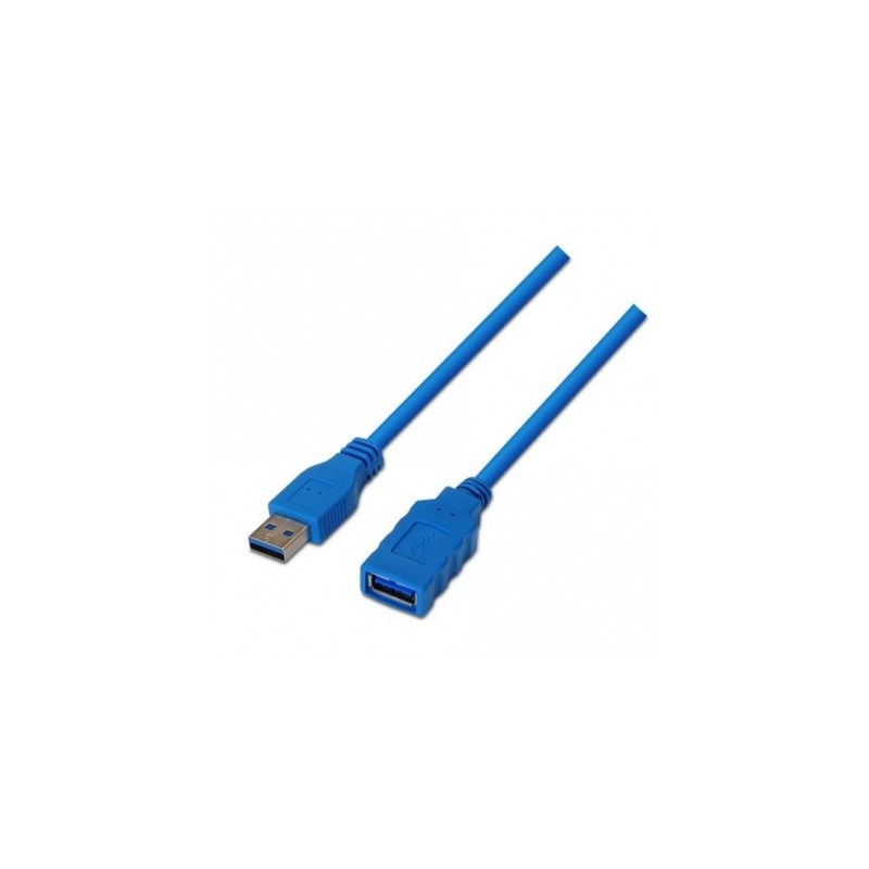 CABLE ALARGADOR USB 3.0 AISENS A105-0046 MACHO A HEMBRA AZUL A105-0046