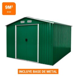 CASETA DE METAL CON PUERTAS...