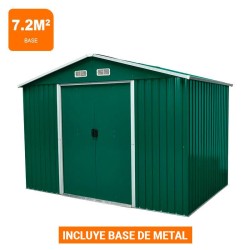 CASETA DE METAL CON PUERTAS...