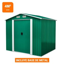 CASETA DE METAL CON PUERTAS...