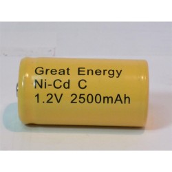 Batería 1 2V 2500mAh Ni-Cd...