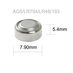 Pila boton alcalina 1 5V...