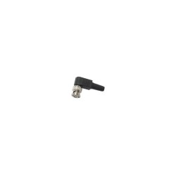 Conector BNC macho acodado...