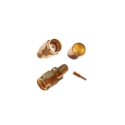 Conector SMAI macho RG174...