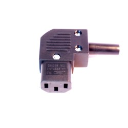 Clavija hembra acodado IEC...