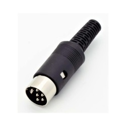 Conector Din macho aereo 6...