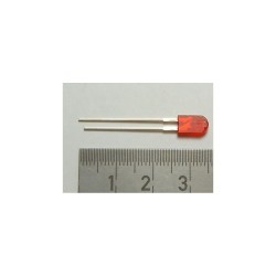 Led rojo 5mm plano...
