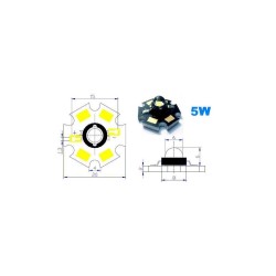 Led Star 5W Azul