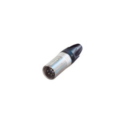 Conector XLR 5P macho aereo...
