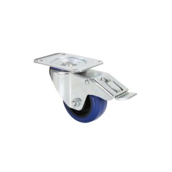 Rueda giratoria 80 mm azul...
