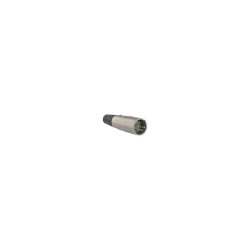 Conector XLR 4P macho aereo...