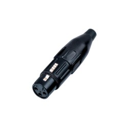 Conector XLR 3P hembra...